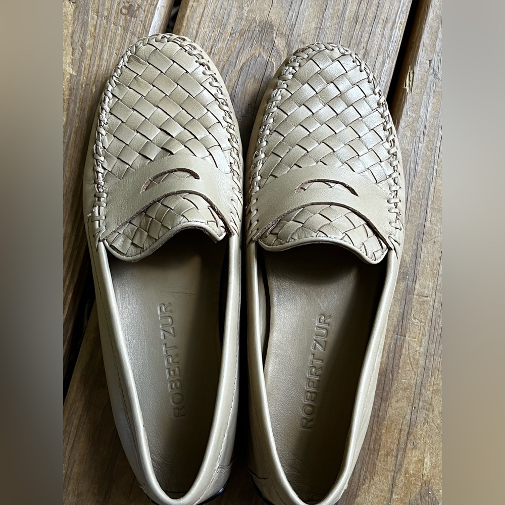 Robert Zur Petra Womens 8.5 Leather Driving Shoe Loafer Classic Preppy Old Money - Picture 7 of 8